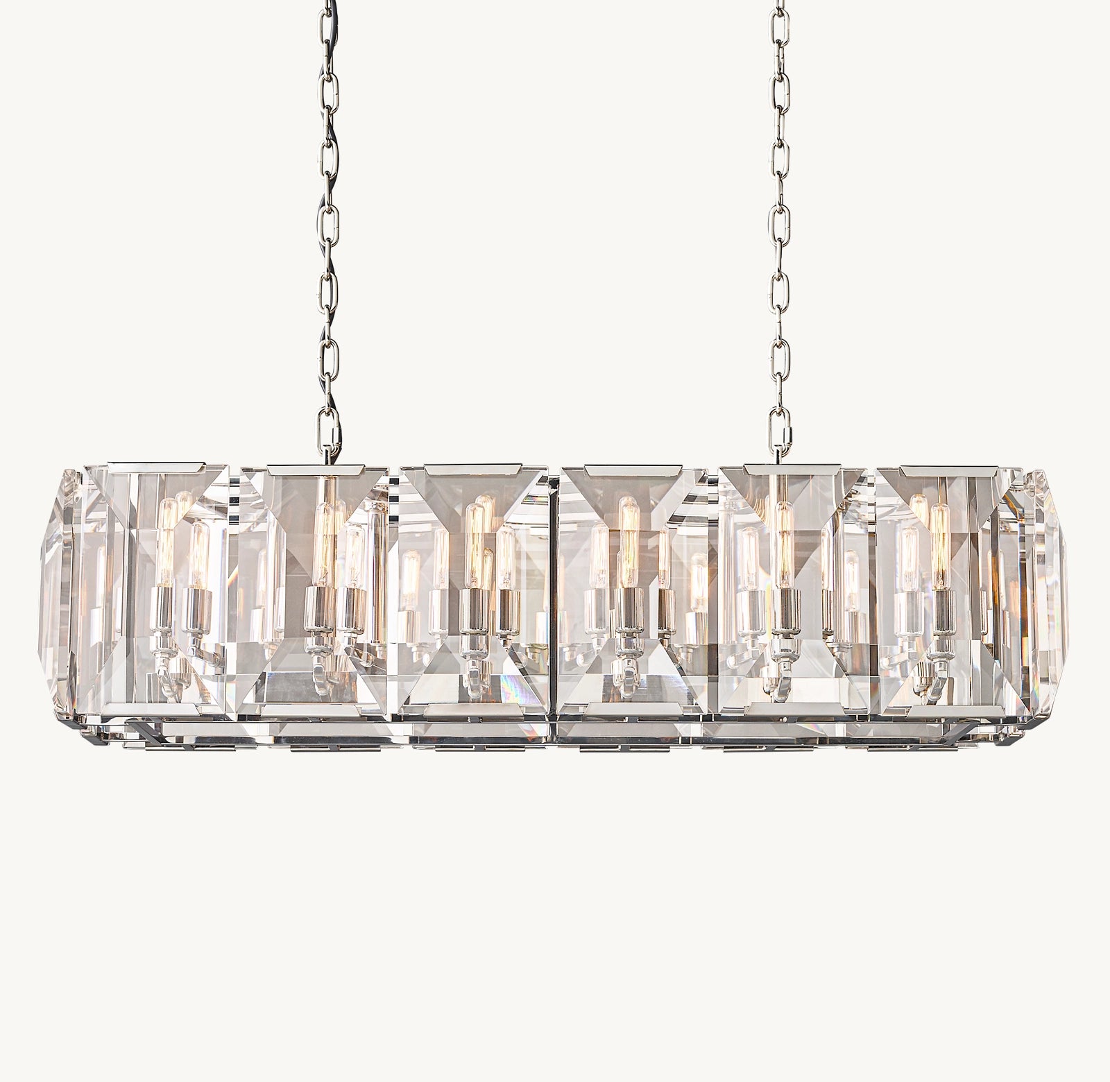 Harlow Crystal Rectangular Chandelier