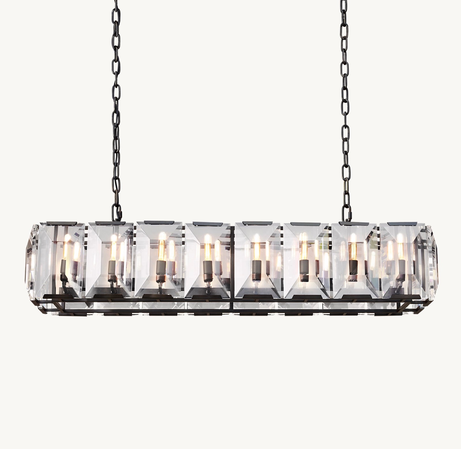 Harlow Crystal Rectangular Chandelier