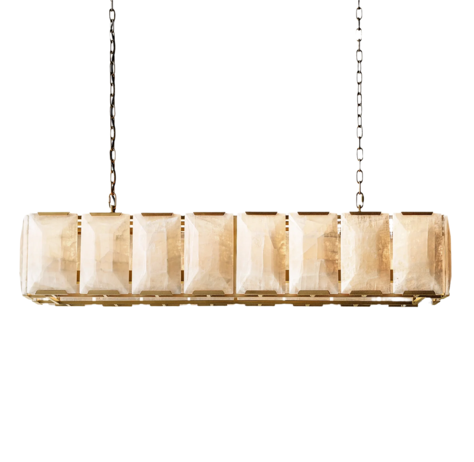 Harlow Calcite Rectangular Chandelier