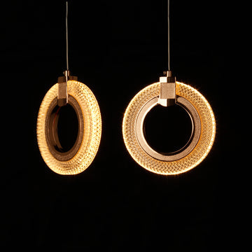 Black Gold Pendant Lights