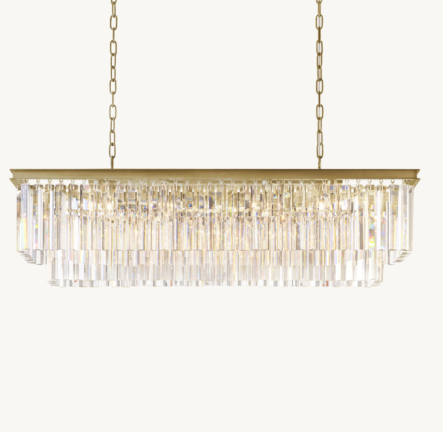 ODEON RECTANGULAR CHANDELIER