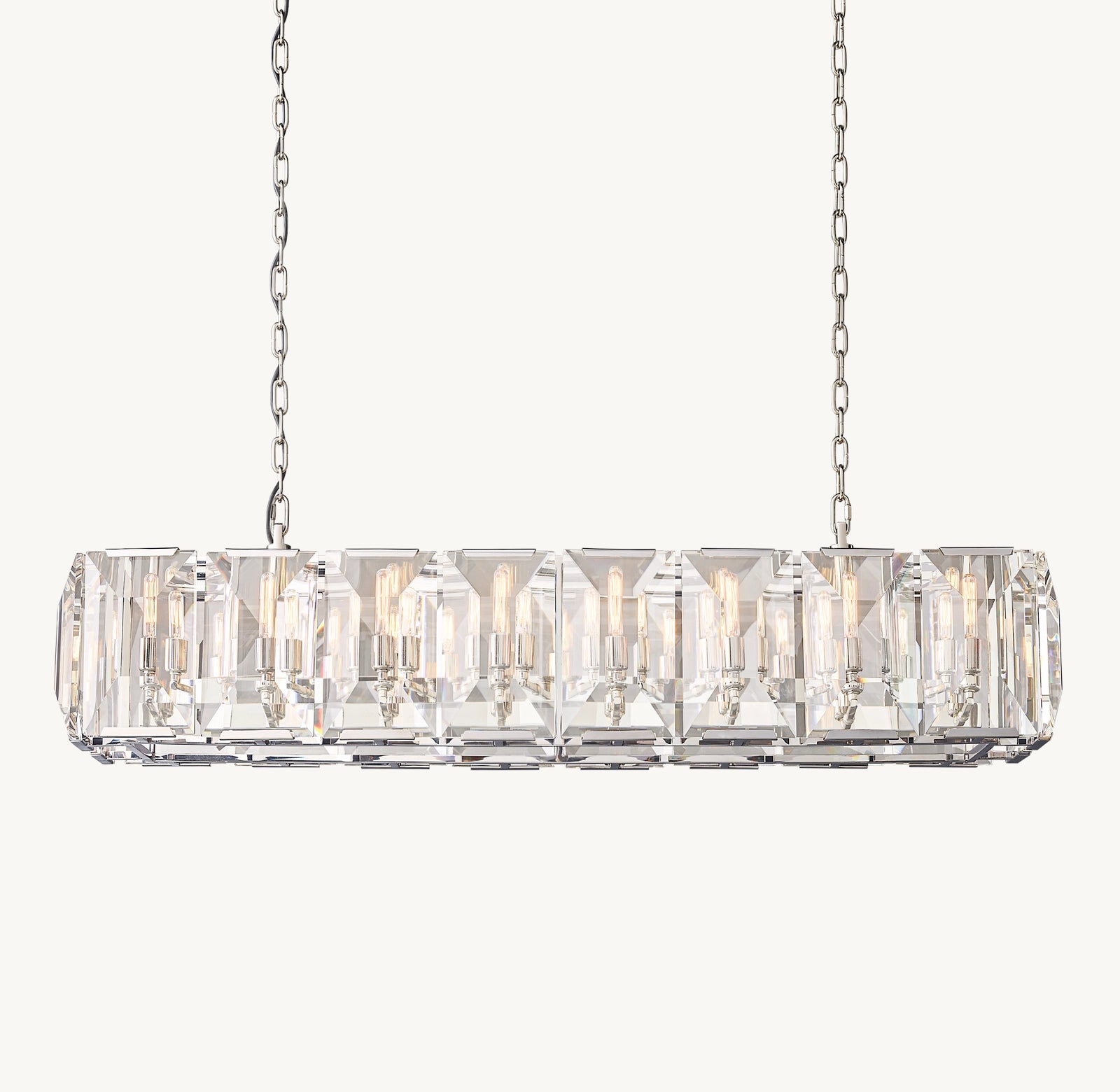 Harlow Crystal Rectangular Chandelier