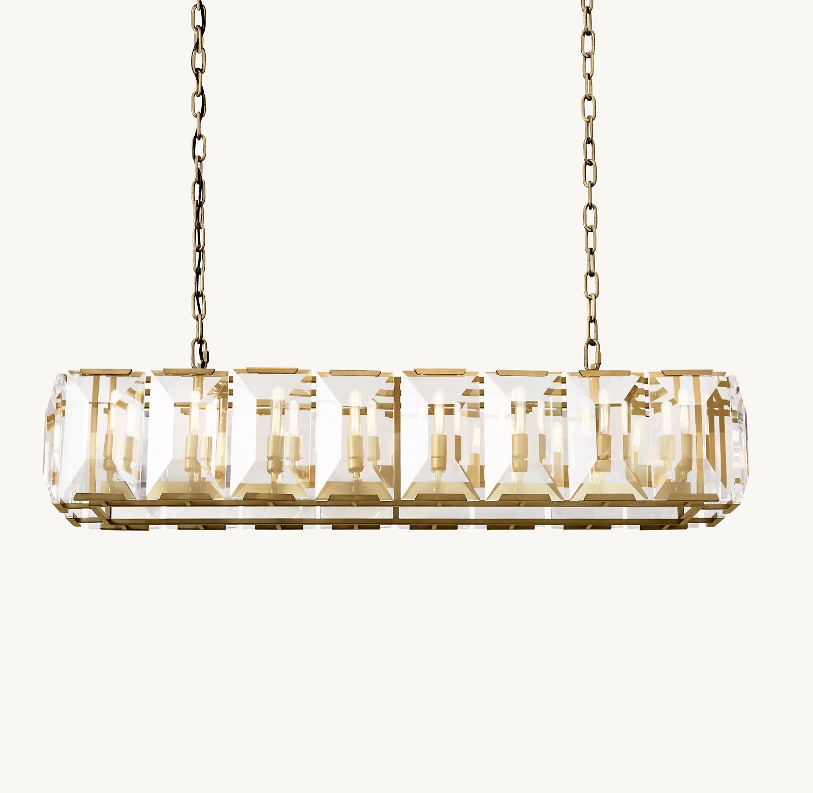 Harlow Crystal Rectangular Chandelier