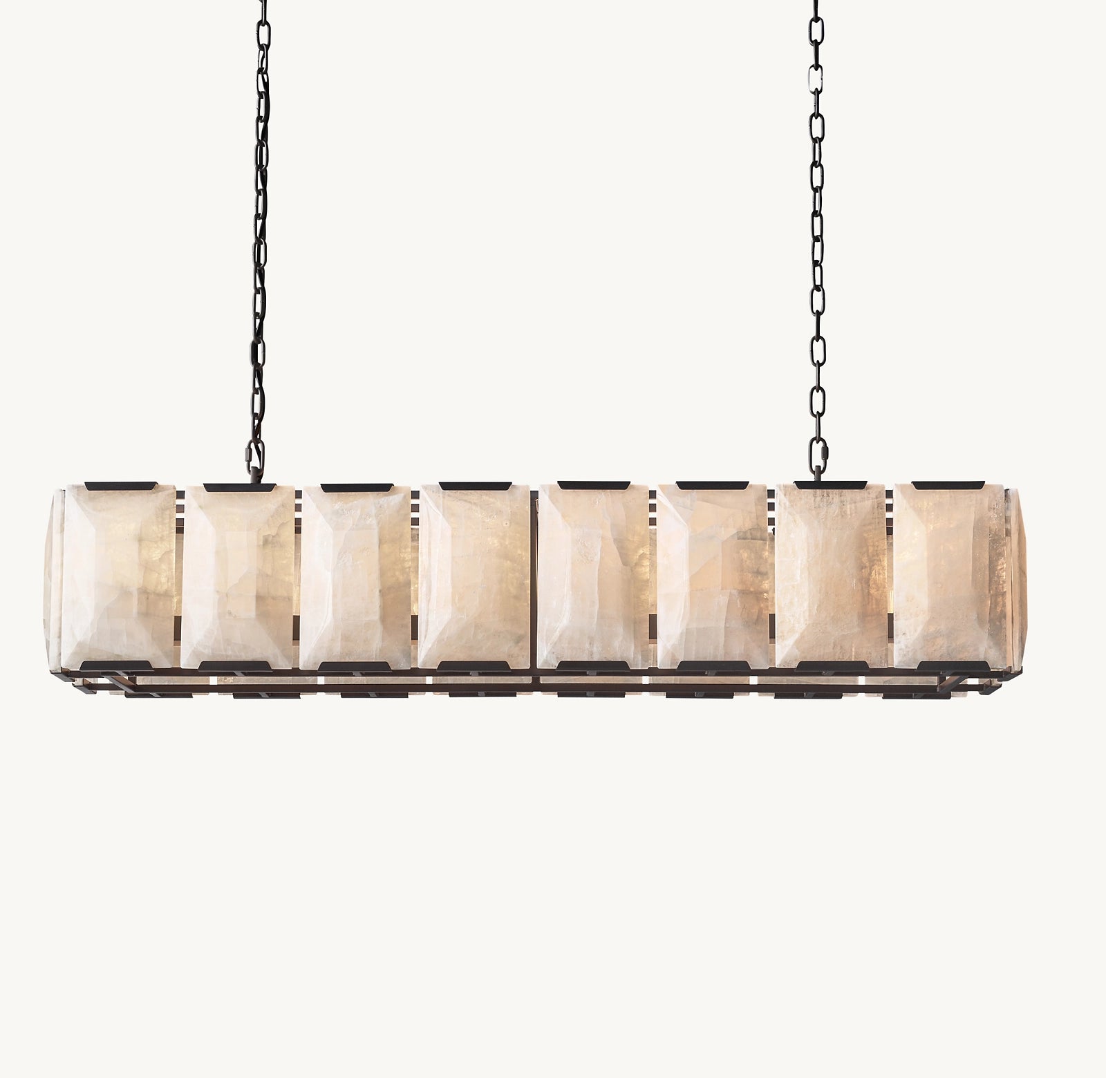 Harlow Calcite Rectangular Chandelier