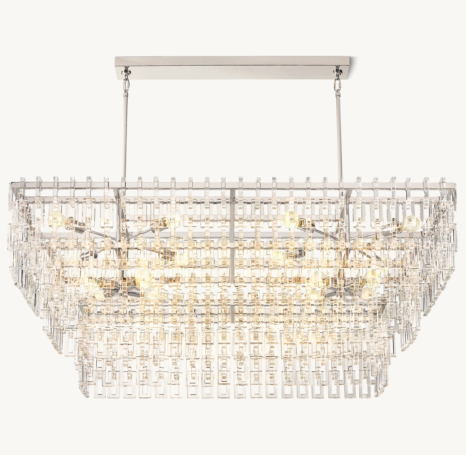 Marignan Tiered Rectangular Chandelier