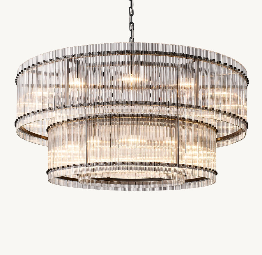 SAN MARCO TWO-TIER ROUND CHANDELIER