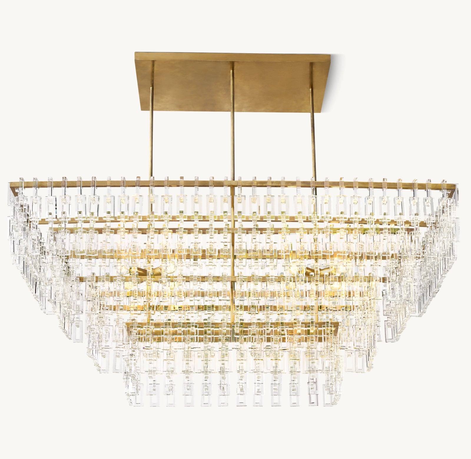 Marignan Tiered Rectangular Chandelier