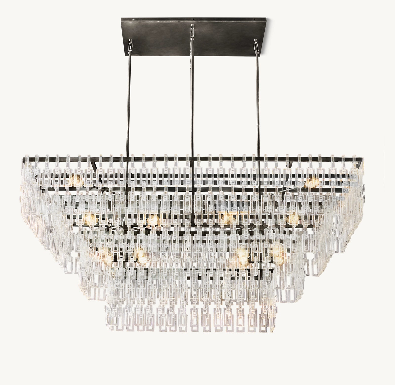 Marignan Tiered Rectangular Chandelier