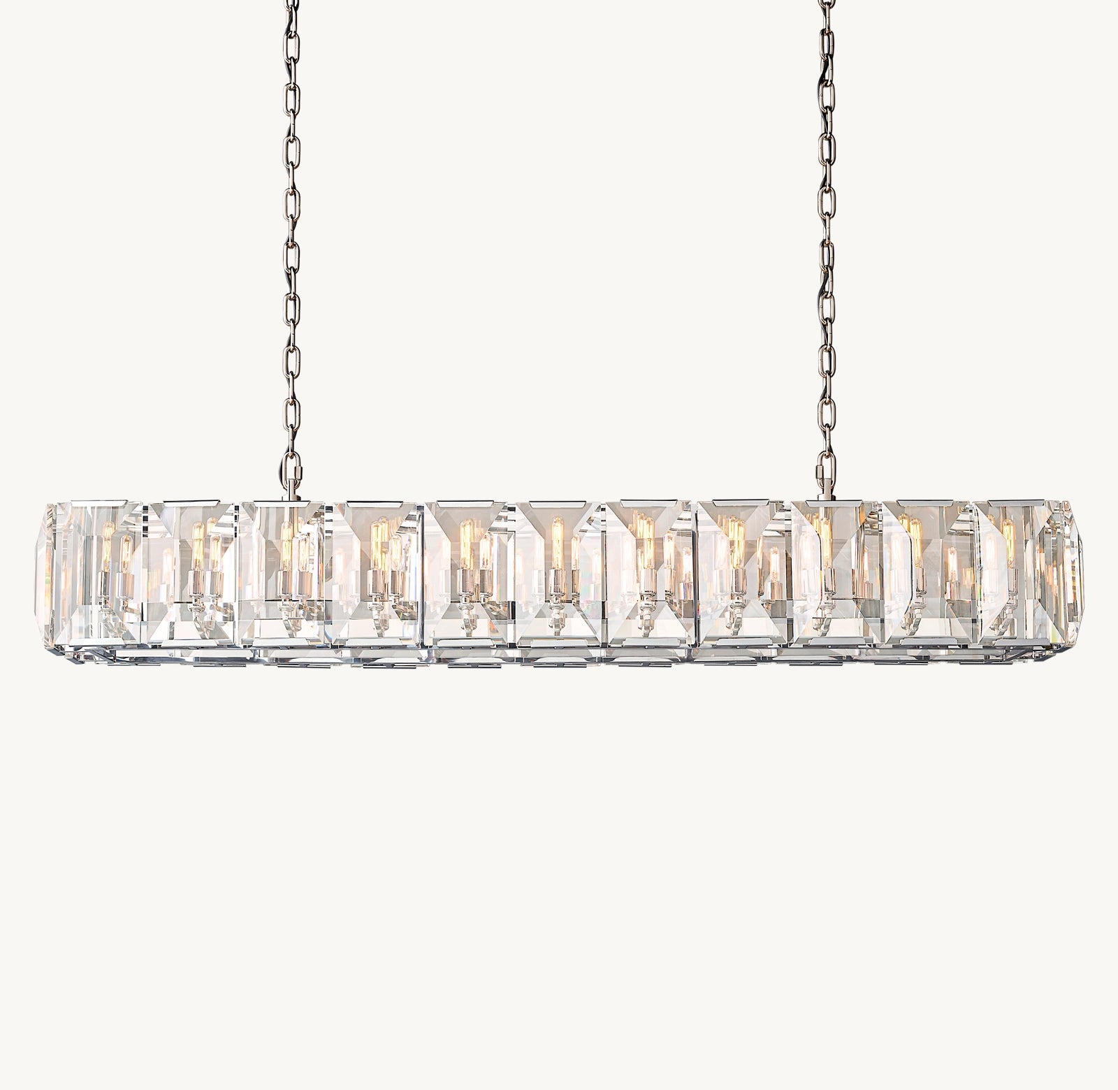 Harlow Crystal Rectangular Chandelier