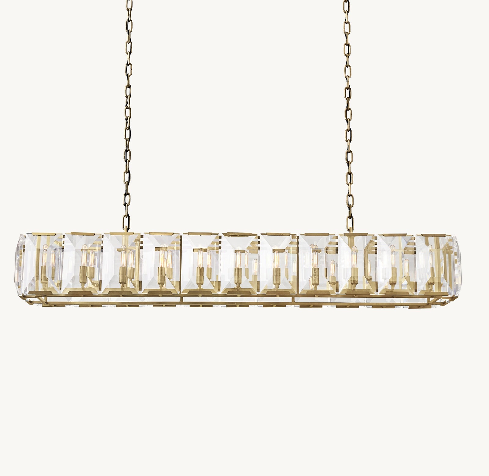 Harlow Crystal Rectangular Chandelier
