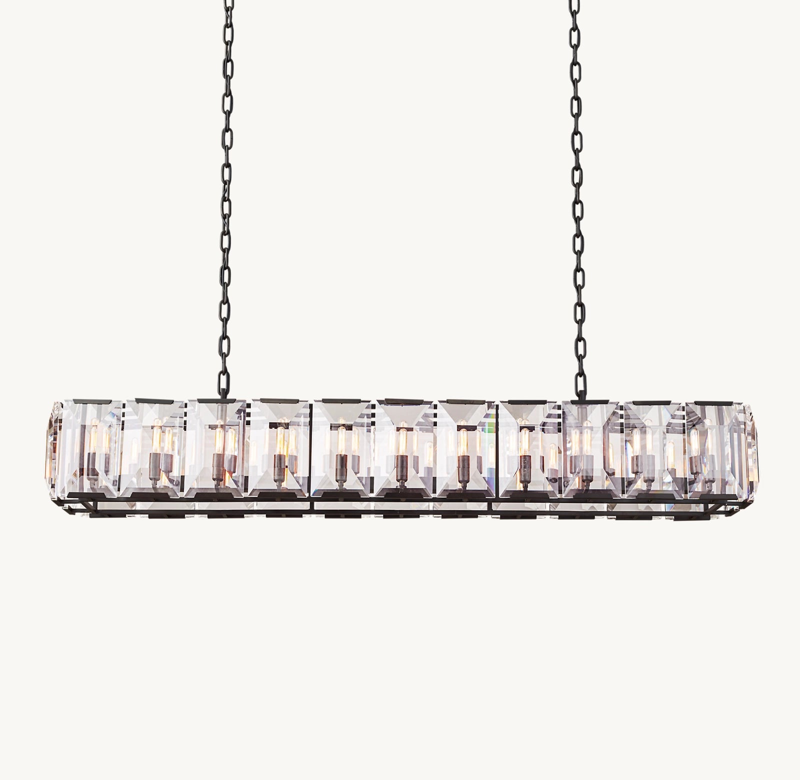 Harlow Crystal Rectangular Chandelier