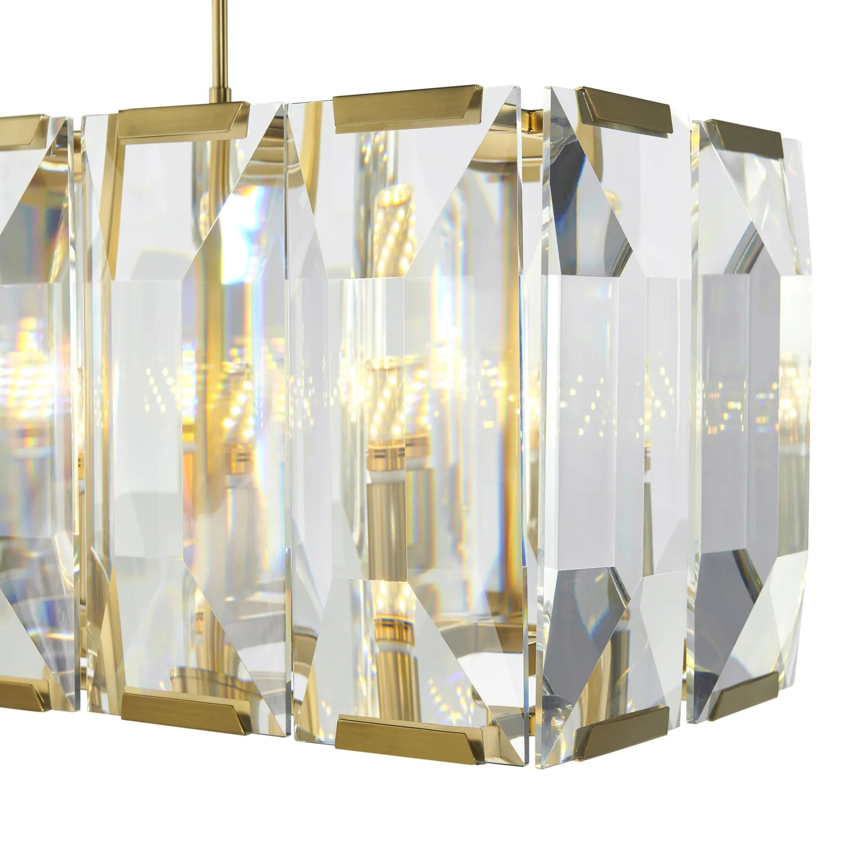 Harlow Crystal Rectangular Chandelier