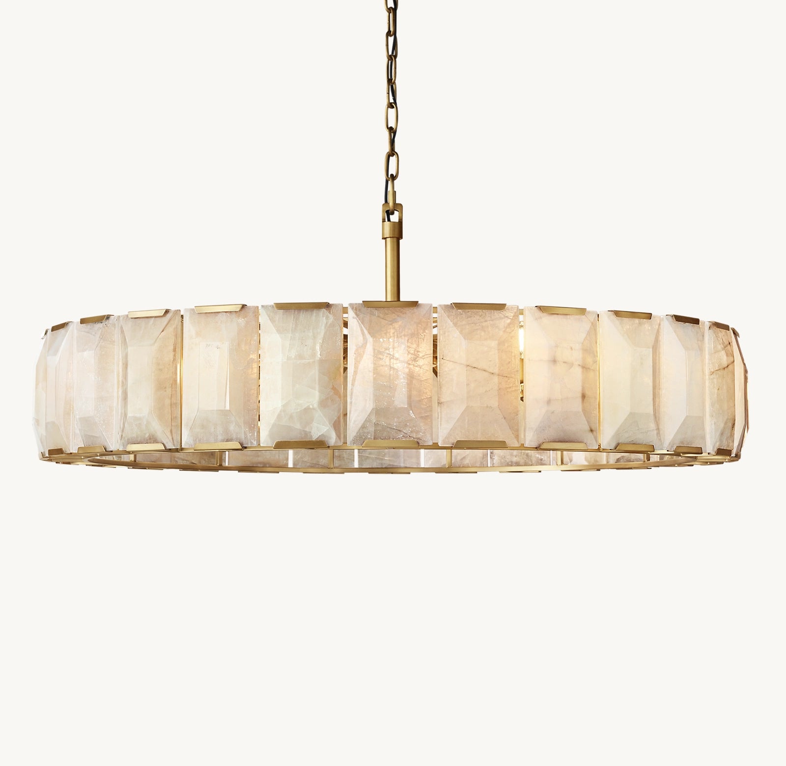 Harlow Calcite Round Chandelier