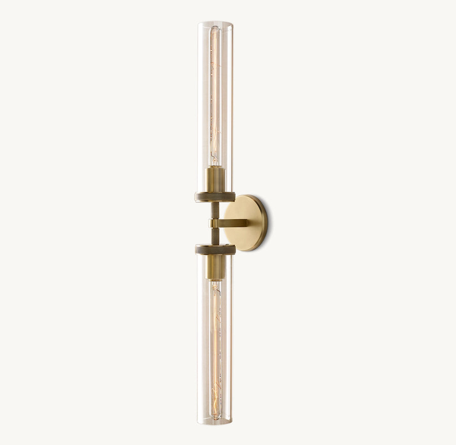 LAMBETH KNURLED GRAND LINEAR SCONCE