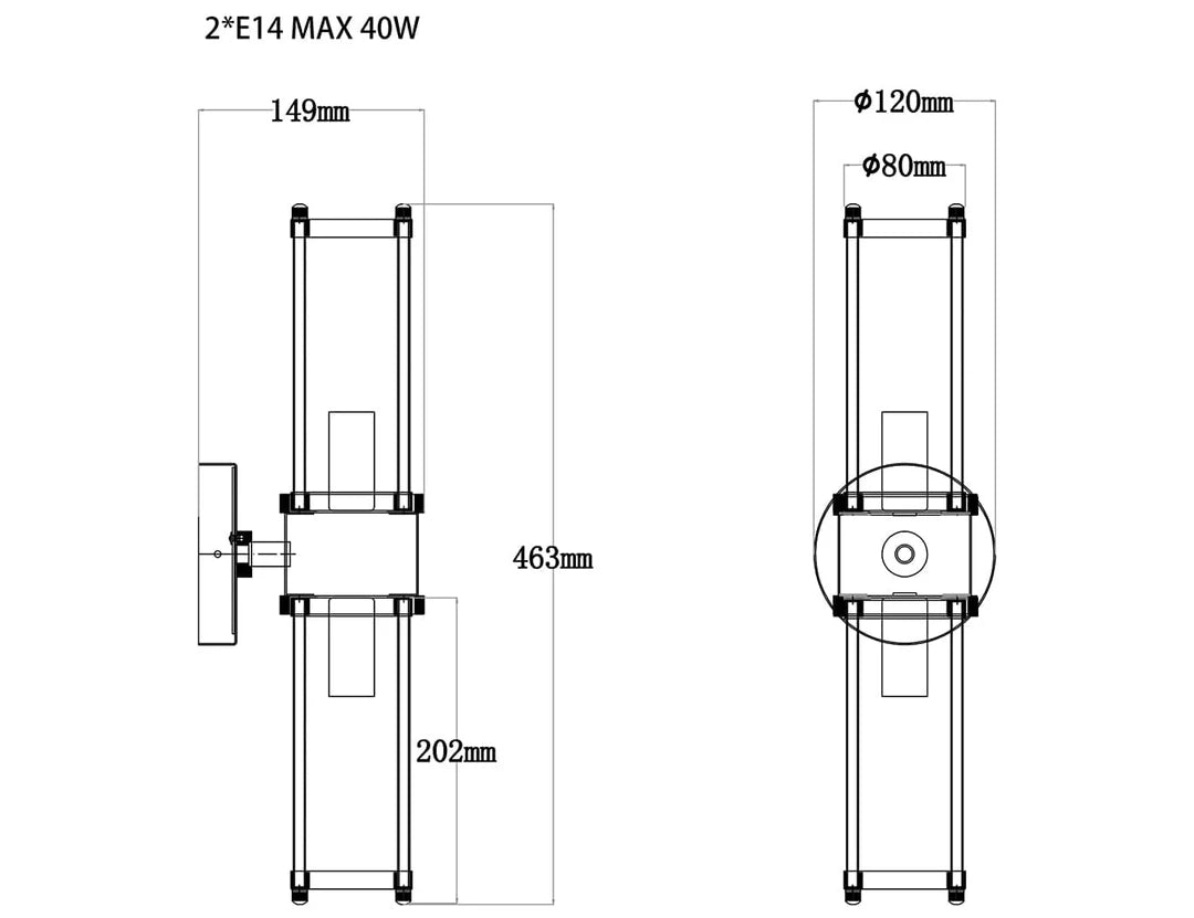 Preston wall light