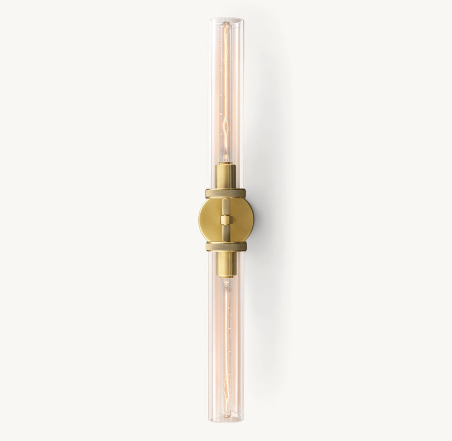 LAMBETH KNURLED GRAND LINEAR SCONCE